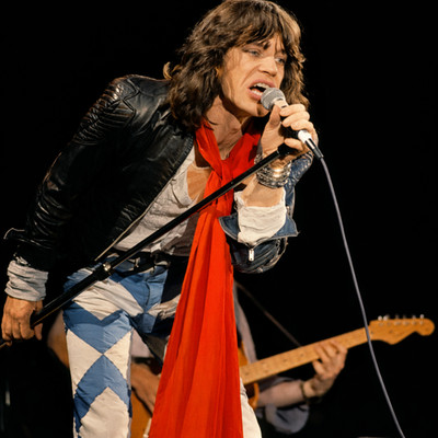 Mick Jagger Singing at Rolling Stones Concert Classic Vintage Poster Photo 24x36