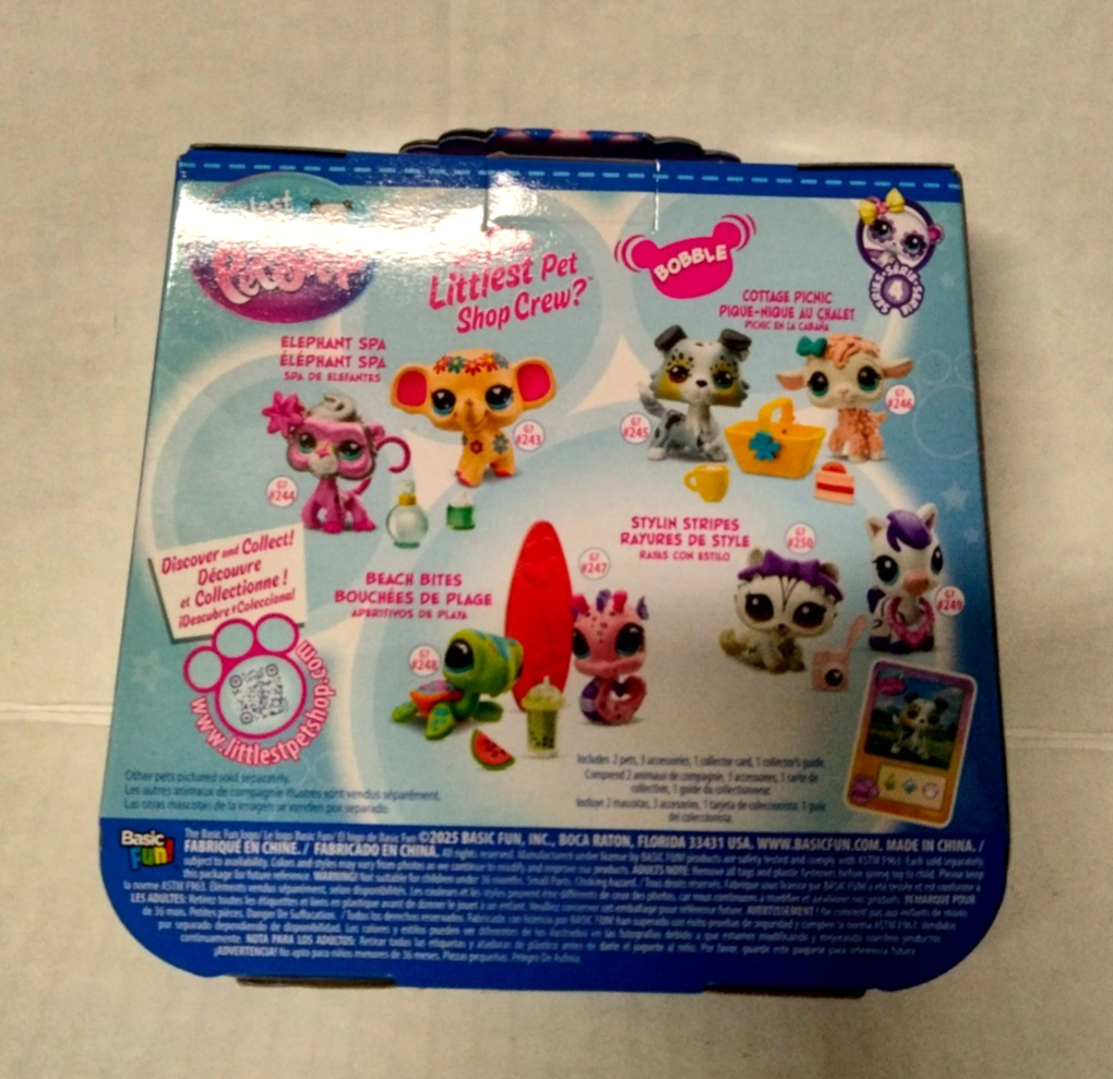 LITTLEST PET SHOP-G7 Series 4- PET PAIRS -COTTAGE PICNIC-COLLIE