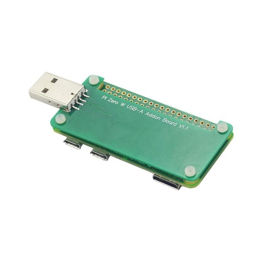 Raspberry Pi Zero W Carte Additionnelle USB-A Port USB-A Carte d'extension - Photo 2/4