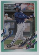 2021 Topps Pro Debut Chrome Aqua Refractor 52/75 Yunior Severino #PDC-75 hg6