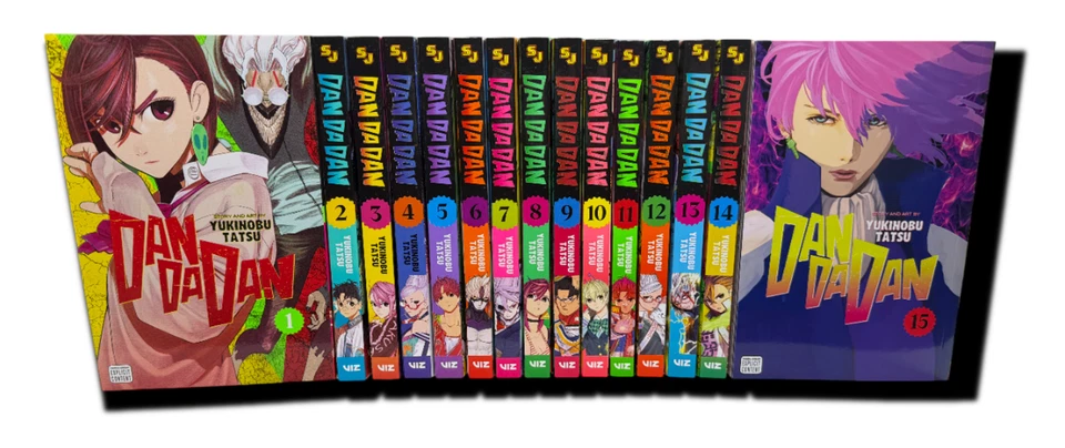 Dandadan Volumes 1-15 Complete Manga Set BRAND NEW English Official Viz Media!