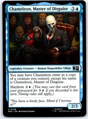 Chameleon, Master of Disguise 148 Commander: Marvel Super Heroes MTG NM/M