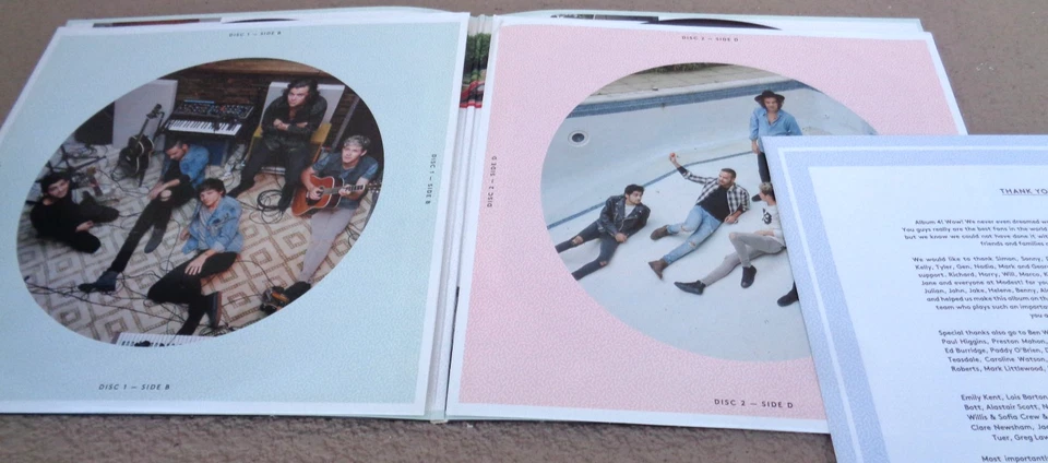 ОДНО НАПРАВЛЕНИЕ - ЧЕТЫРЕ 2 X LP ВИНИЛОВАЯ ПЛАСТИНКА КОМПЛЕКТ (2014 КОЛУМБИЯ) VGC - Изображение 3 из 4