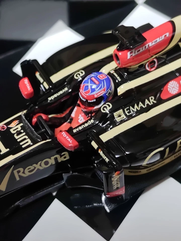 PMA 1/43 Lotus Renault E22 #8 R. Grosjean 2014 modello in resina nuovo - Immagine 3 di 4