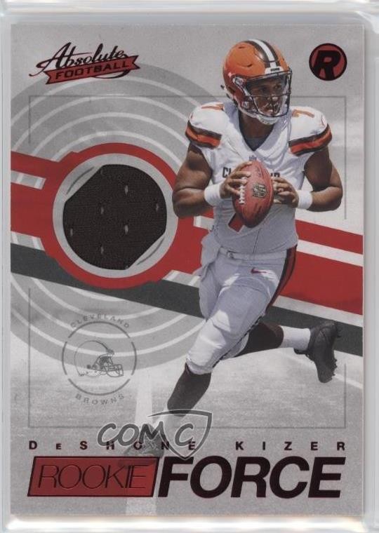 2017 Panini Absolute Rookie Force Materials Red Deshone Kizer #25 RC 1kh7