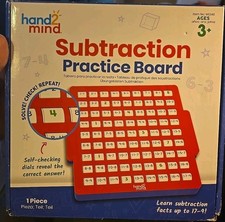 Hand2Mind Subtraction Practice Board Math Facts Games Number Games Math Ma...