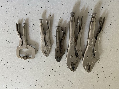 Lot Of 5 Vise Grip Pliers - Picture 2 of 5