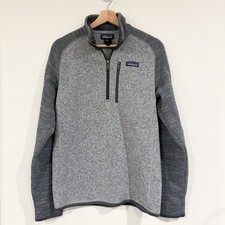 Patagonia  Men's Better  Sweater 1/4-Zip Fleece Gray Small