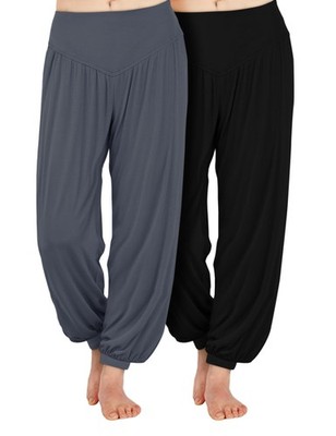Women's Modal Yoga Pants Loose Harem Pants Soft Pilates Dance Joggers Lightwe...