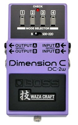 Boss DC-2W Waza Craft Dimension C SDD-320 Stereo-Chor-Effektpedal für Gitarre