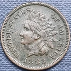 1883 Indian Head Cent 1c XF+ Details #101952