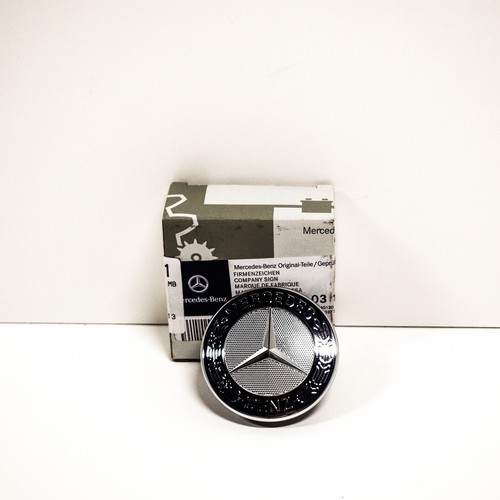 Mercedes-Benz C-Klasse W205 Fronthaube Motorhaube Blau Emblem A2128170316 NEU ORIGINAL - Bild 1 von 7