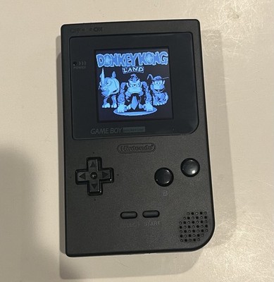 Nintendo Game Boy Pocket Upgraded IPS Backlit Display - Black - Touch sensors