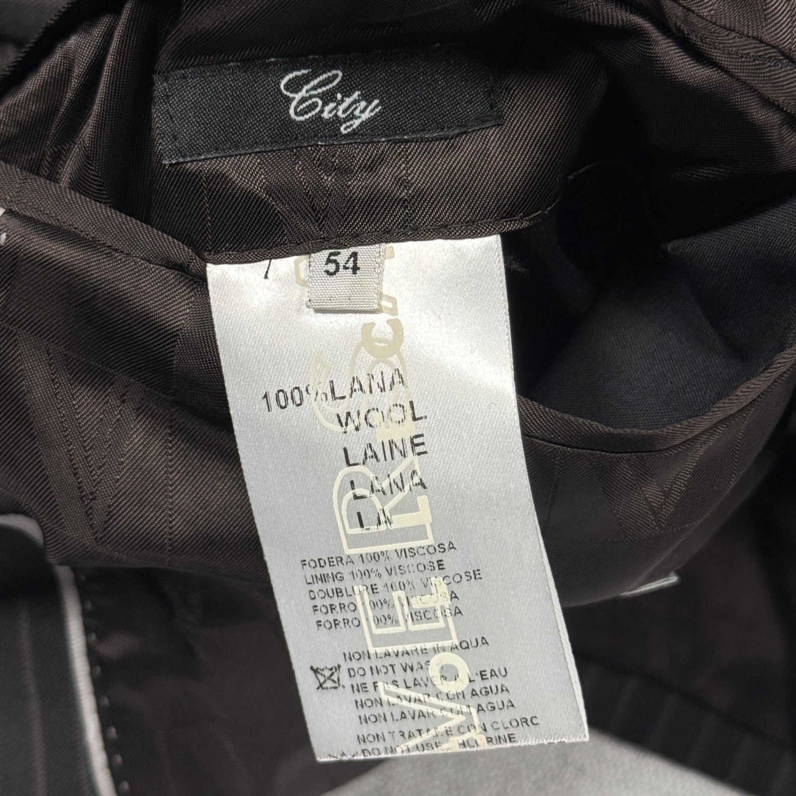 Versace Wool Blazer Jacket Classic Pinstripe Sing… - image 10