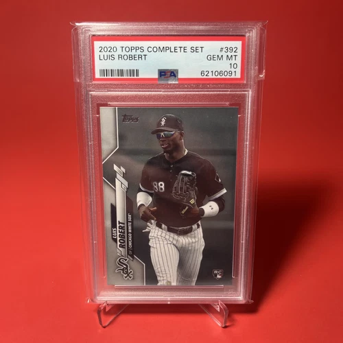 2020 Topps Complete Set Luis Robert #392 PSA 10