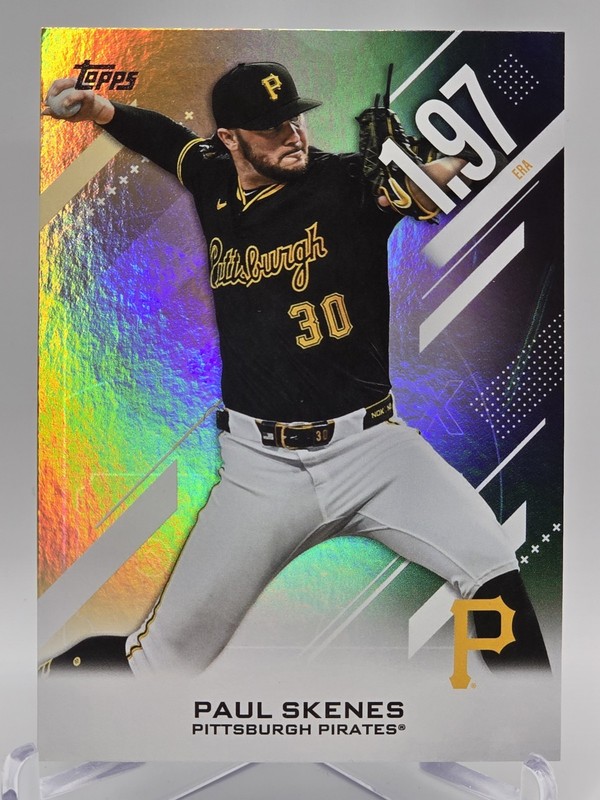 2026 Topps Series 2 Paul Skenes MLB Leaders ERA Insert #CN-24 Pirates