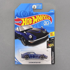Hot Wheels Custom Datsun 240Z Dark Blue Neo Kaido HW Nightburnerz 1/10 2018