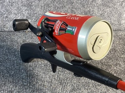 Vintage 1995 Coca Cola Fishing Rod & Reel Johnson 5' Coke Can