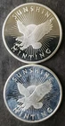 Two Sunshine Minting 1oz Silver Eagle Rounds