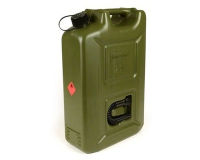 Benzinkanister HÜNERSDORFF Profi 20L oliv Universal Roller, Motorrad, Quad, KFZ - Bild 1 von 4