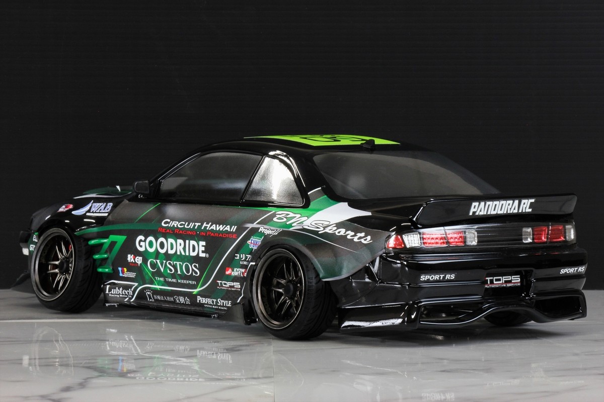 RC 1/10 Nissan Silvia S14 Late BLS BN Sports Clear Body Set