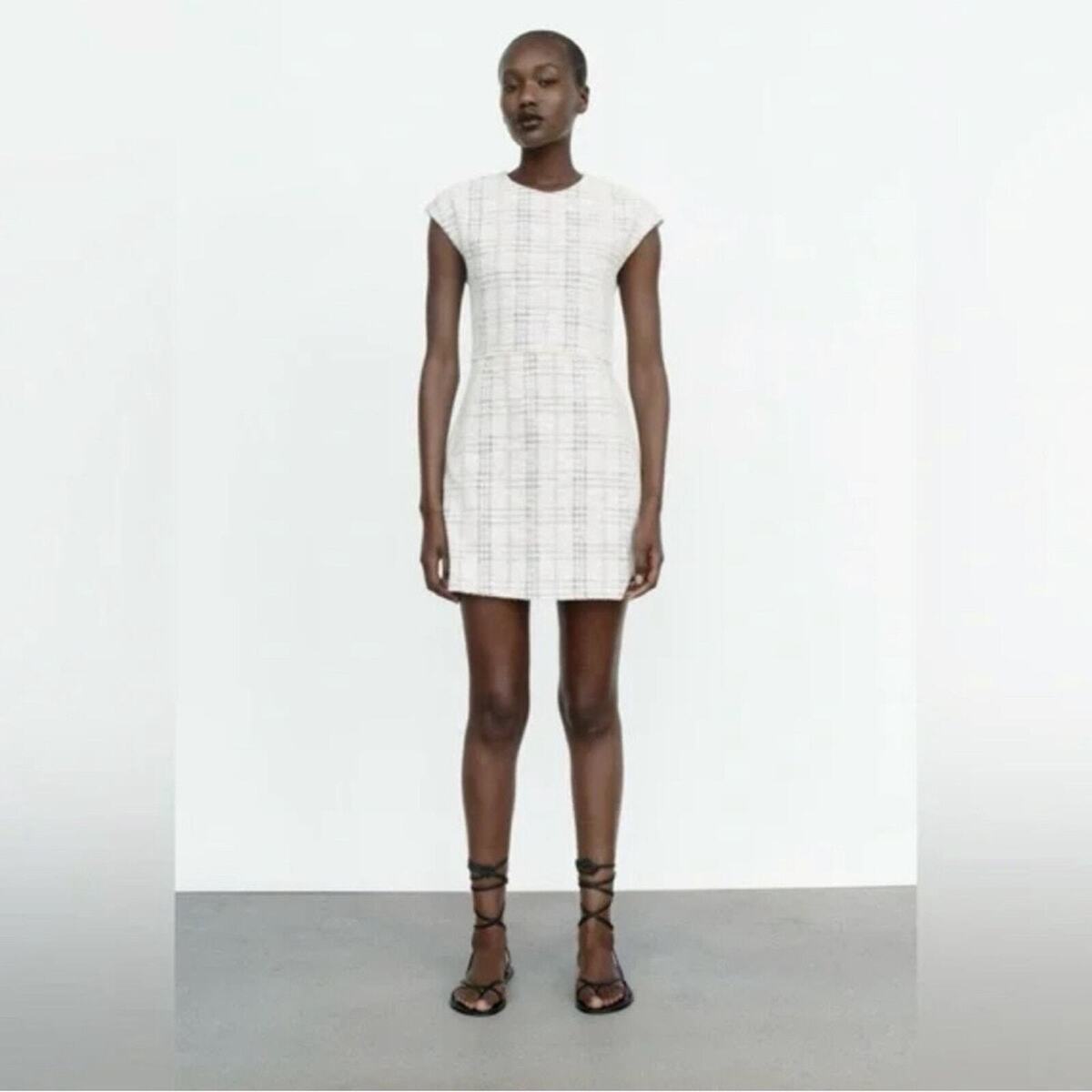 ZARA TEXTURED JACQUARD DRESS | eBay ZARA TEXTURED JACQUARD DRESS | eBay