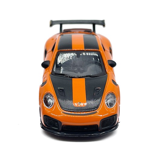 1:64 Porsche 911 GT2 RS Model Car Diecast Toy Cars Toys for Boys Kids Orange - Picture 8 of 10