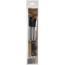 Prima Marketing Finnabair Art Basics Brush Set 7/Pkg-Sizes: 0, 2, 4, 1/4, 1/2, 3