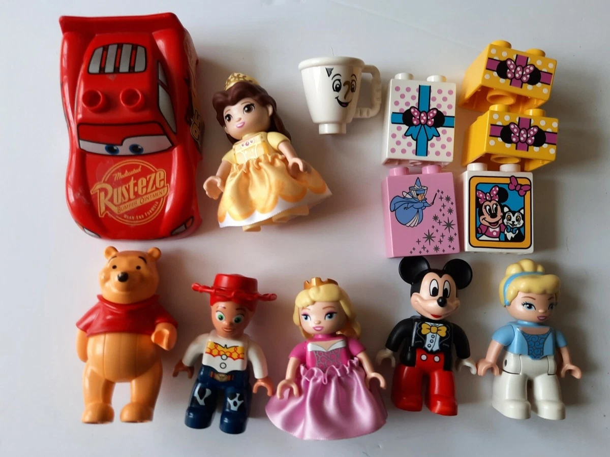 Lot of LEGO DUPLO DISNEY figures & blocks. Cars, Jessie, princesses