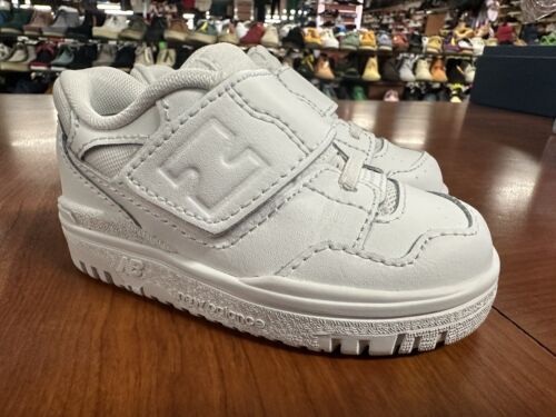 New Balance Toddle 550 Encaje Bungee con Correa Superior Blanco IHB550WW Elige Talla - Imagen 3 de 8