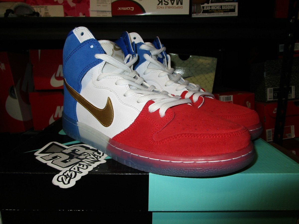 SALE NIKE SB DUNK HIGH PREMIUM TRI COLOR RED BLUE WHITE GOLD TRICO SALE NIKE SB DUNK HIGH PREMIUM TRI COLOR RED BLUE WHITE GOLD TRICO