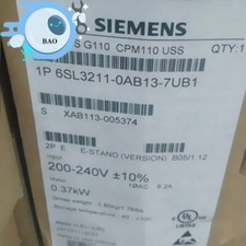 1PCS NEW IN BOX SIEMENS 6SL3211-0AB13-7UB1 G110 series Inverter 0.37kW 200-240V