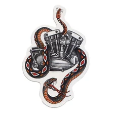 Lowbrow Customs Ironheads Forever Sticker Harley Sportster chopper bobber stock