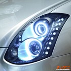 LED DRL & Halo Projector Head Lights for Nissan Infiniti Skyline G35 V35 Coupe