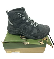 Keen Men's Circadia Mid Polar Insulated Boots Black Steel Grey Size 10