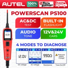 Autel Power Scan PS100 Circuit Tester Electrical Power Probe 12V/24V Diagnostic