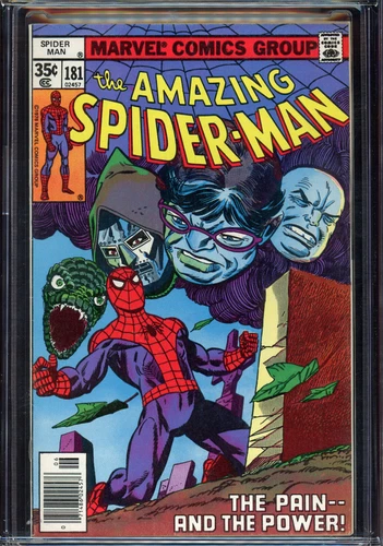 Marvel Comics Amazing Spider-Man Issue #181 June 1978 CGC 8.0