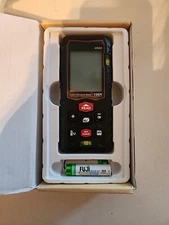 Laser Measure 196ft, Charcity Laser Distance Meter 60M(M/in/F) With 2 Bubble LCD
