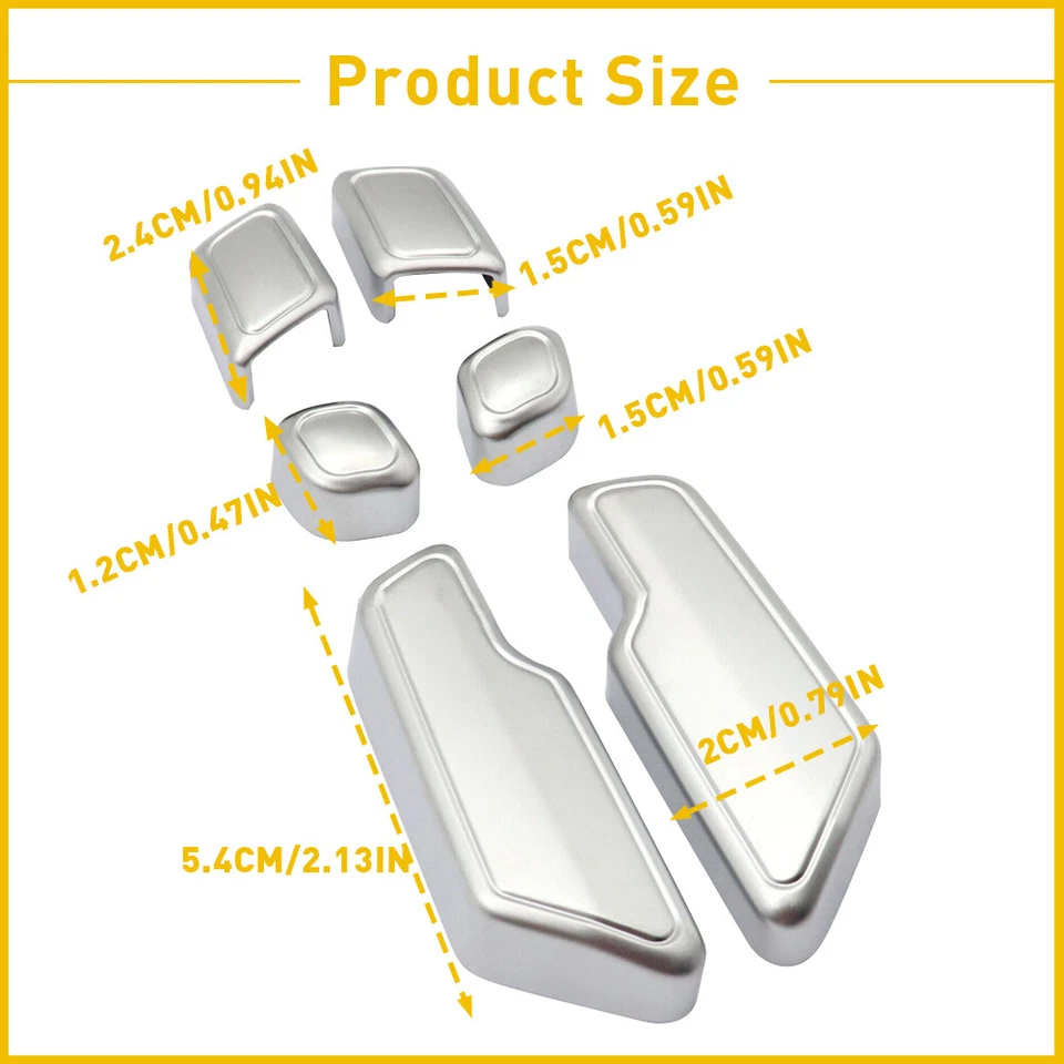 Door seat Adjust Button Switch Cover Trim for 2013-2014 Mercedes-Benz GL63 AMG - Image 2 of 4