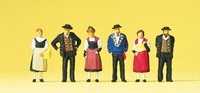 Preiser 10509 Figuren Urner Trachtengruppe 1:87 FüR Modellbahn Anlage Etc.