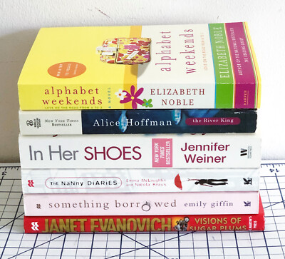 Lot of 6 Modern Women's Fiction River King In Her Shoes Nanny Diaries Sugar Plum