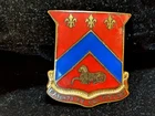 Vtg WW2 Army Military Badge Di Dui Sb 123rd Field Artillery FA BN Medal Enamel