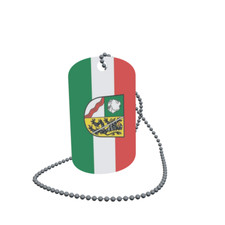 Dog Tag Flag Stone Meadows Dog Tag Aluminium 30 x 50mm