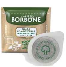 200 Deca Coffee Bourbon Pods Decaffeinated Blend 44MM Eco-Friendly Wrapping 100%