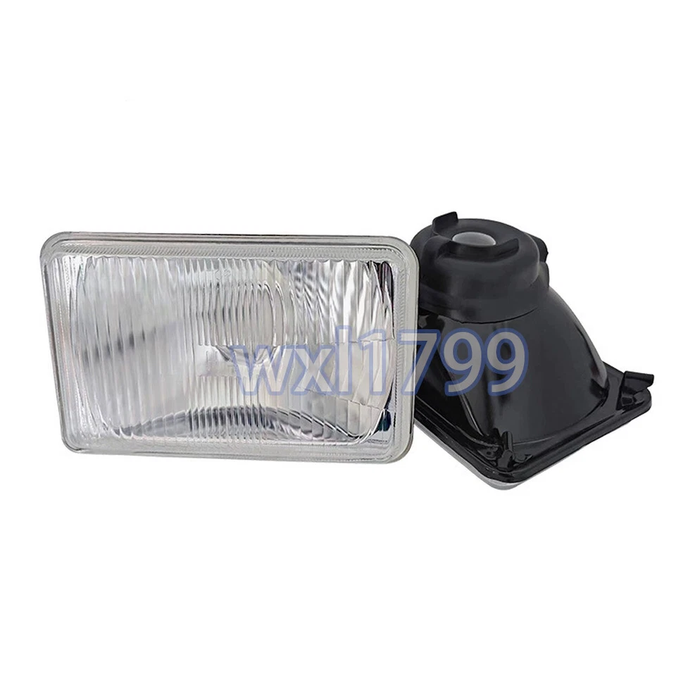 For Lincoln Town Car 1981-1989 4PCS 4X6" LED Headlights High/Low Beam 6000k DOT - Image 3 of 4