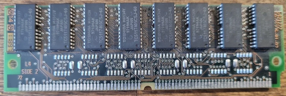 1 x 54-21277-KA DEC 32MB 8MX32 Bit 60ns 72 PIN MEMORIA SIMM Foto 2 de 3