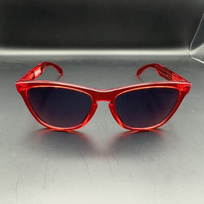 Oakley Supreme Crystal Red w/ Red Iridium Lenses | eBay