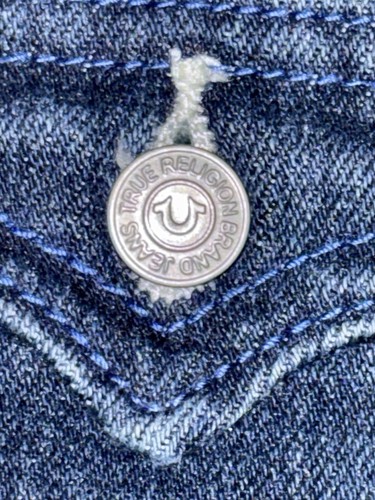 True Religion Marke Rocco Relaxed Skinny Jeans Herren Bundweite 34 Länge 32 Neu - Bild 8 von 24