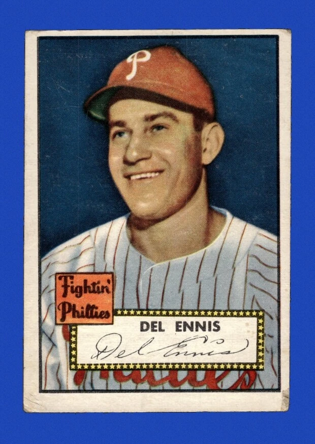 Del Ennis trading card