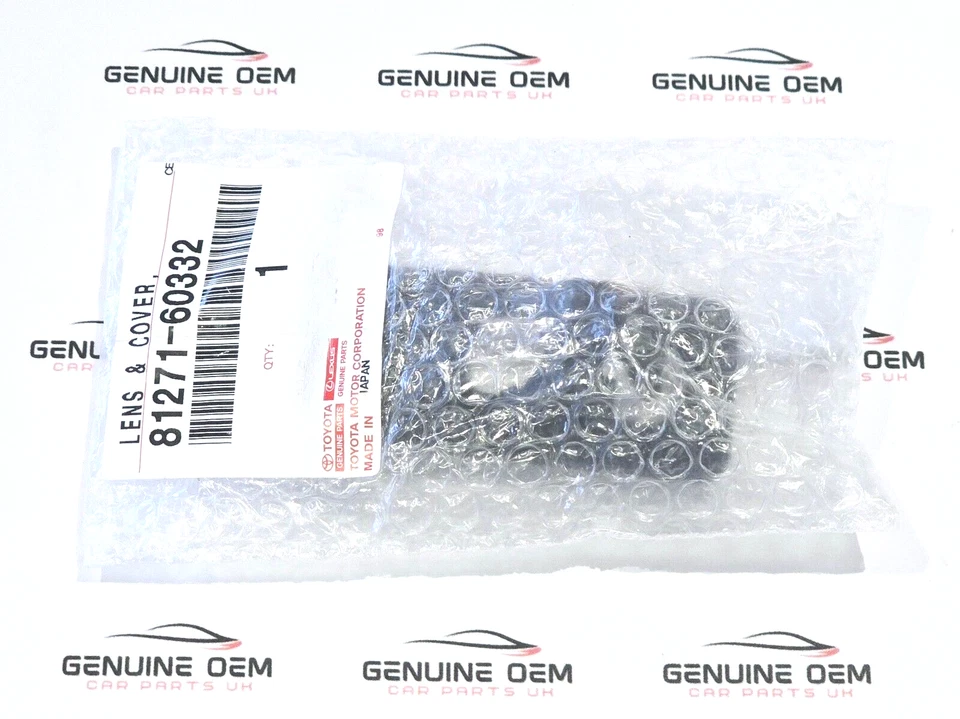 Genuine Toyota Lexus Rear Registration Plate Light For Many Models 81271-60332 - Image 3 of 4